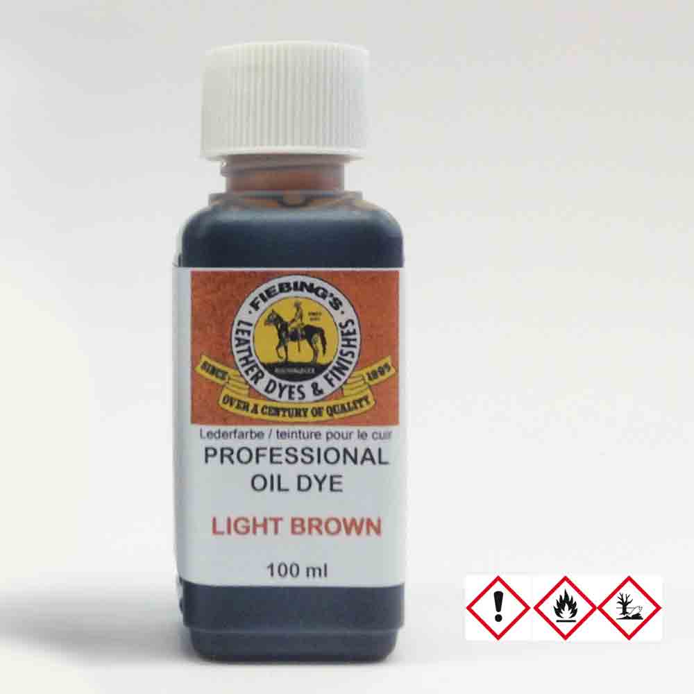 Fiebing's Professional Oil Dye  LIGHT BROWN 100 ml Hellbraun